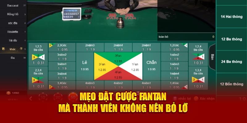 Mẹo đặt cược Fanta mà thành viên không nên bỏ lỡ